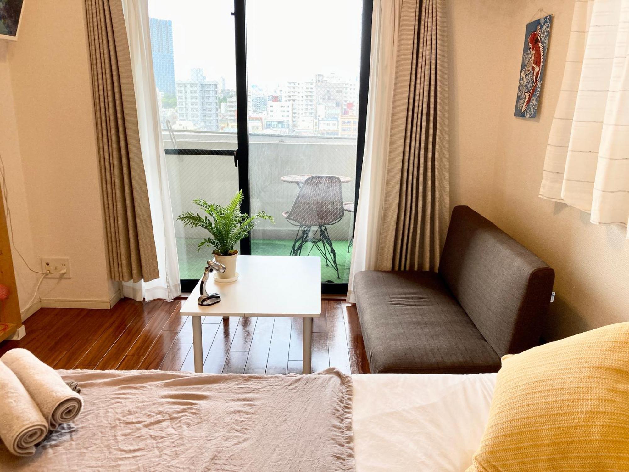 アパート Miko's Apartment, Iconic Shinjuku, Tokyo, 10th Fl, Skyscraper View, Korean Town, 3min To Higashi-shinjuku Sta